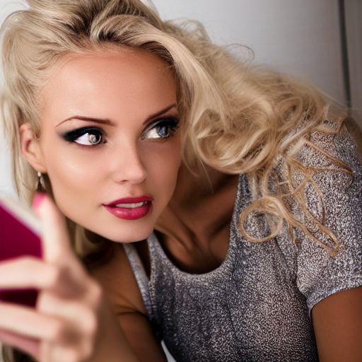 Stable Diffusion prompt: a blonde woman in a sexy short - PromptHero