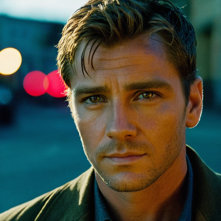 front shot, actor photo of a   looks at viewer, cinematic shot