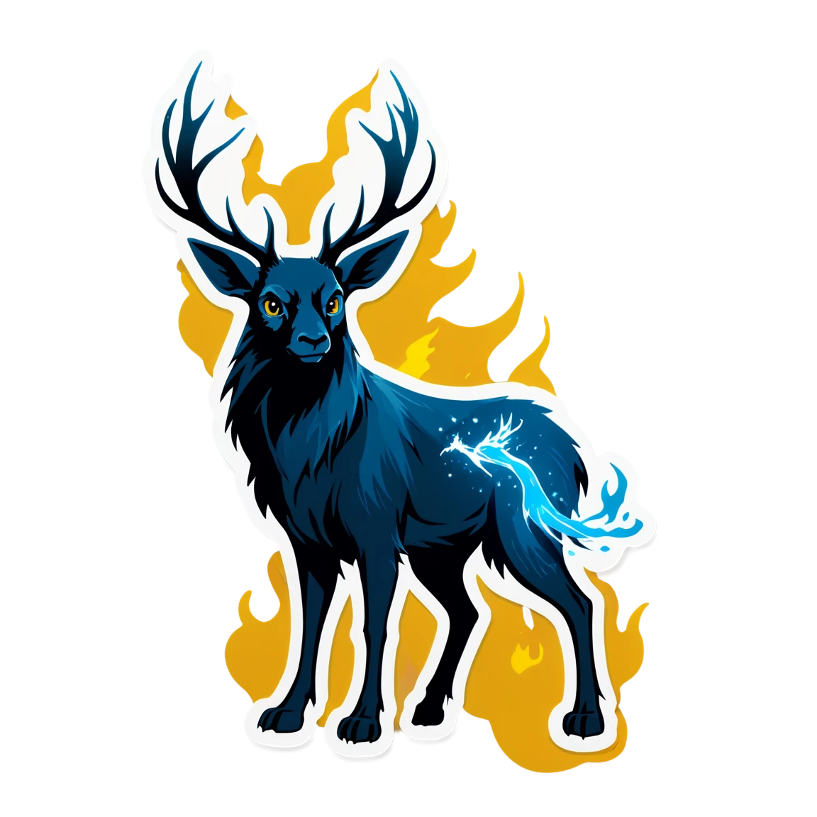 with a patronus harry-potter stickers