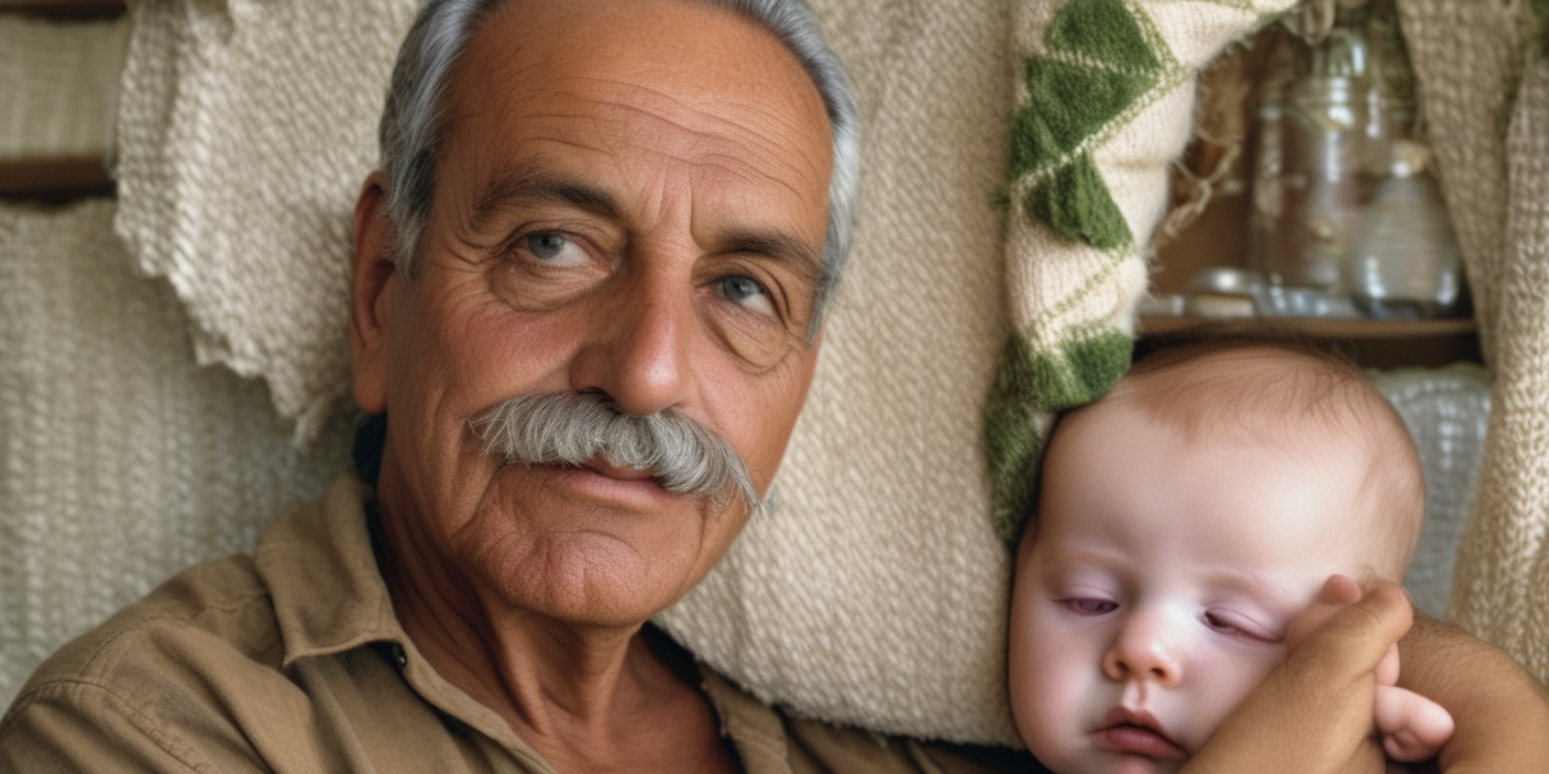 Papa, realistic, HD color photograph