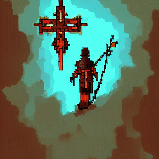 Stable Diffusion prompt: Blasphemous Game pixel art pixel - PromptHero