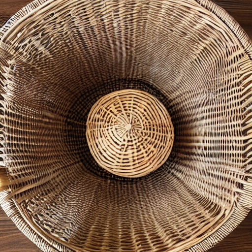 wicker basket filled with zoom meetings