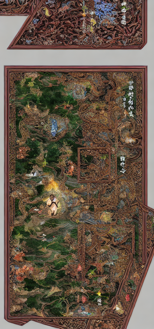 asian man in a fantasy world