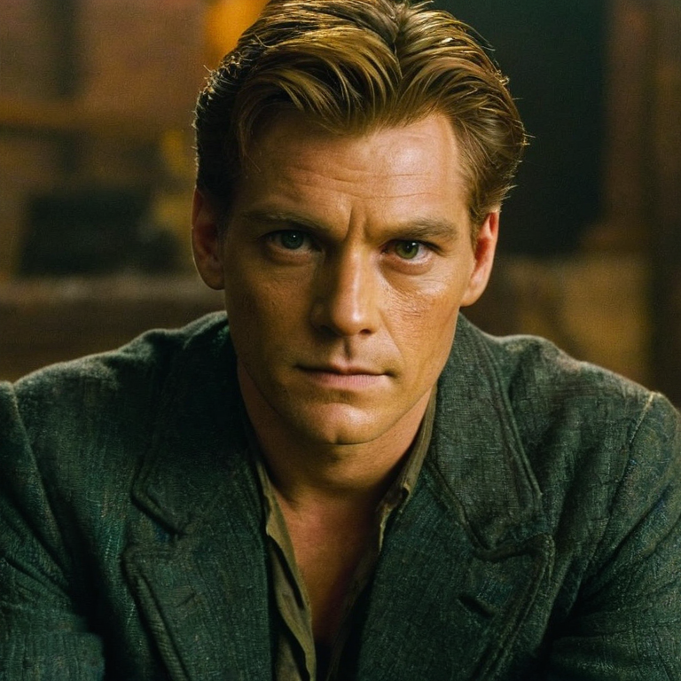 front shot, actor photo of a Game  mm  looks at viewer, cinematic shot