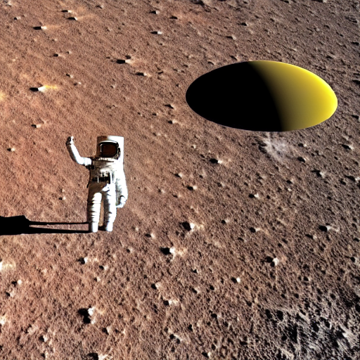 Stable Diffusion prompt: An astronaut landing on a new - PromptHero