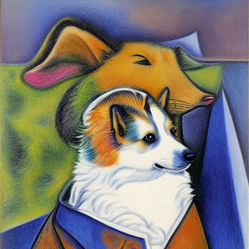 Corgi by Picasso