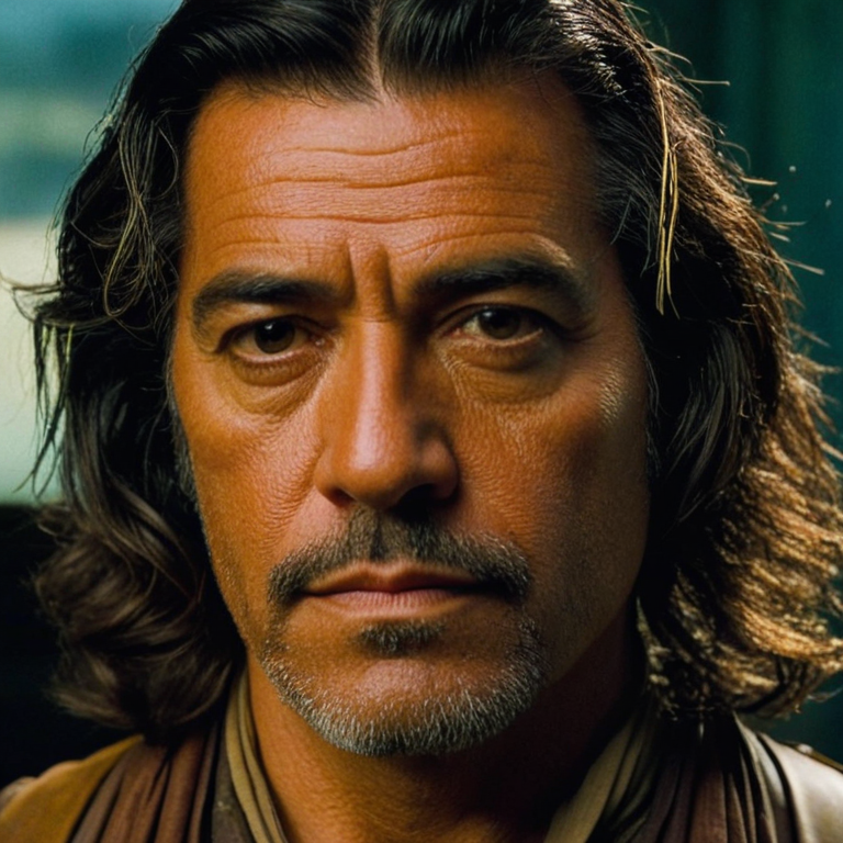 front shot, actor photo of a jopez  looks at viewer, cinematic shot