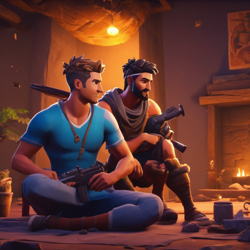 Title: "The Midnight Fortnite Fiasco: The Tale of Uncle's Secret Box and Yahya the Algerian Demon"