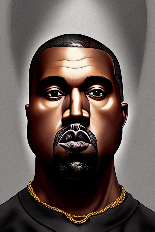 Stable Diffusion prompt: symmetry!! portrait of kanye - PromptHero