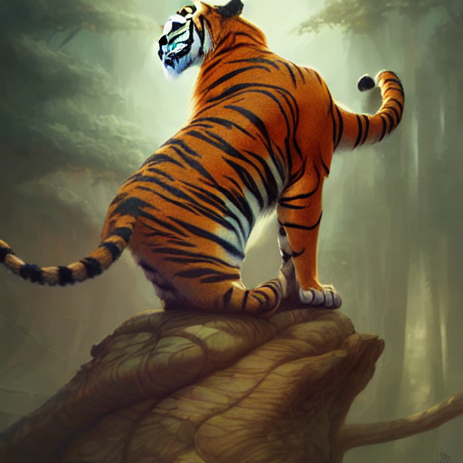 Stable Diffusion prompt: tiger hyper realistic magical - PromptHero