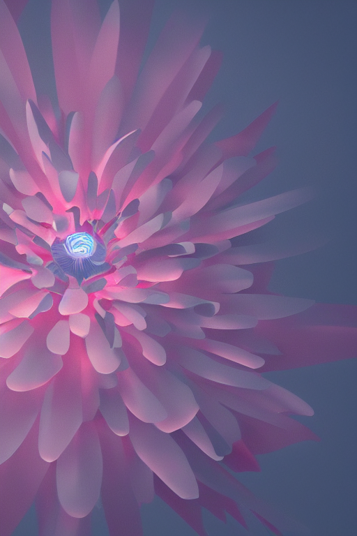 Stable Diffusion prompt: Luminescent flower blooming at - PromptHero