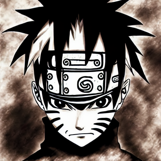 Stable Diffusion Prompt: Naruto Painting Drawn By Sun - Prompthero