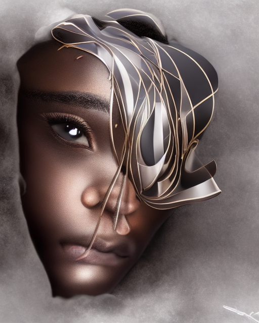 A dark skinned prince realistic beautiful 4k