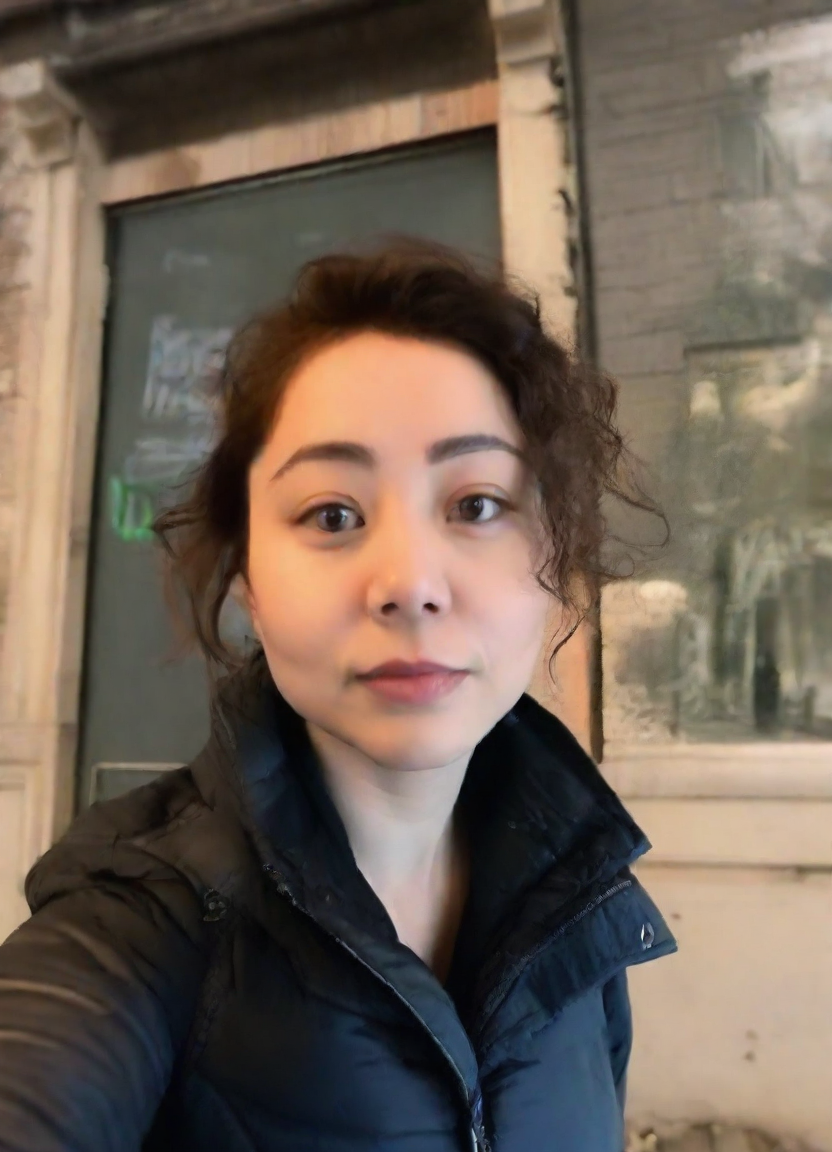 front shot, photo of Person looks at viewer, cinematic shot