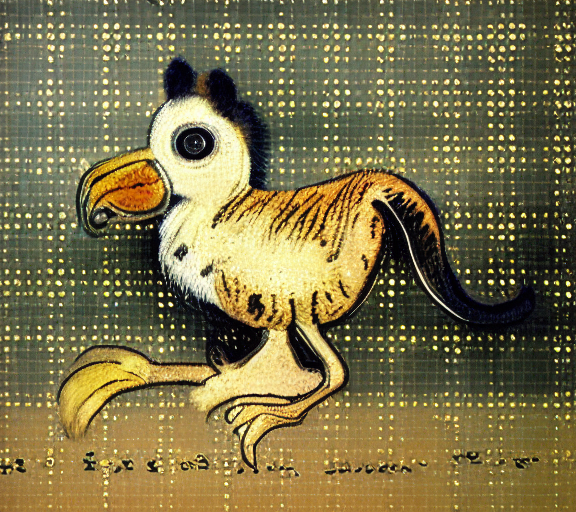 Tiger dodo by Norman Rockwell by Rembrandt photo realistic 8k