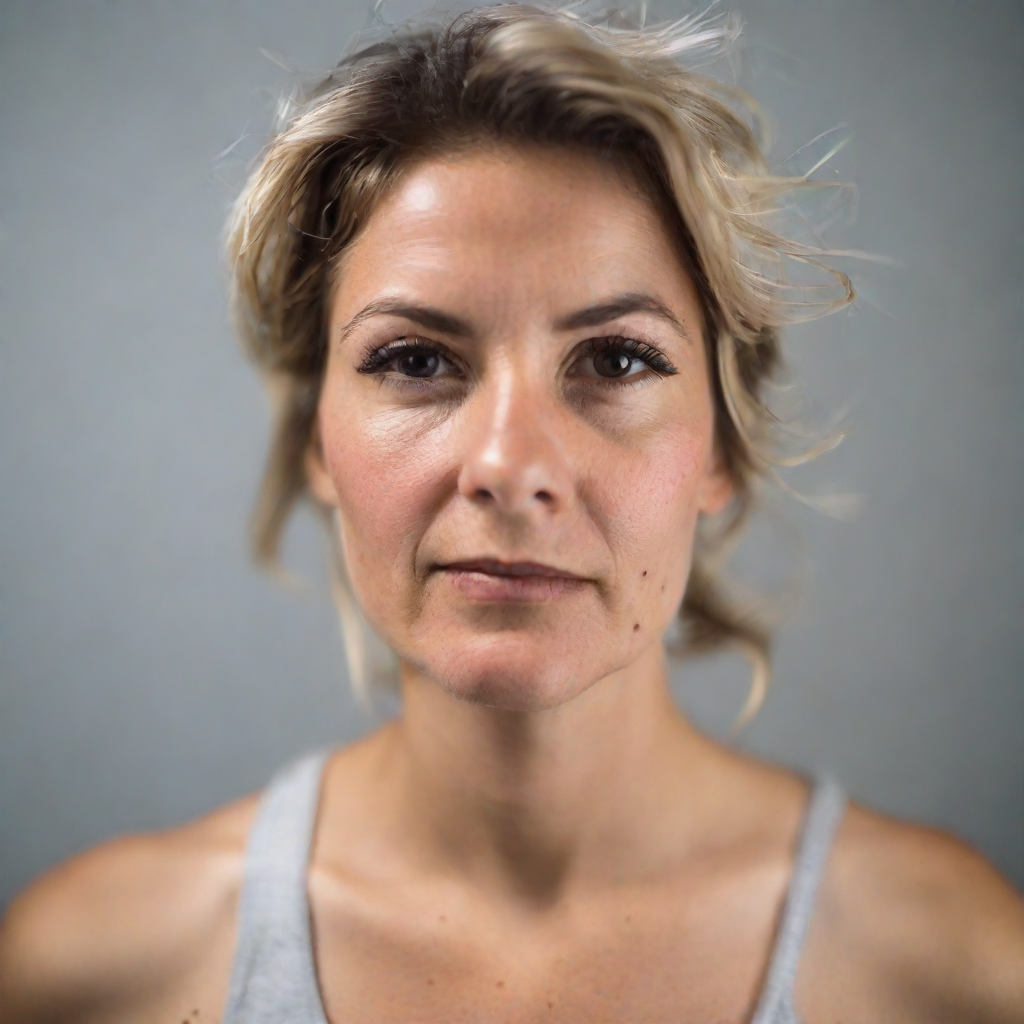 front shot, photo of   looks at viewer, cinematic shot