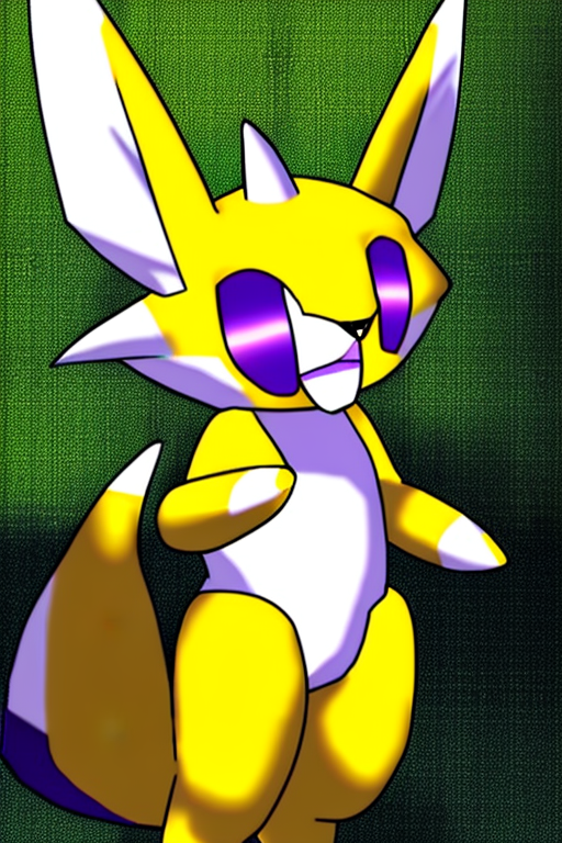 Stable Diffusion prompt: renamon female furry with boobs - PromptHero