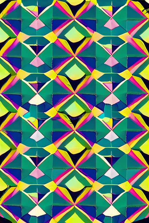 AI generated art representing "symmetric patterns, geometric shapes, mesmerising, pastel colours, minimalist."