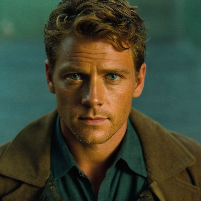 front shot, actor photo of a   looks at viewer, cinematic shot