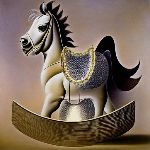 hobbyhorse by Salvador Dali