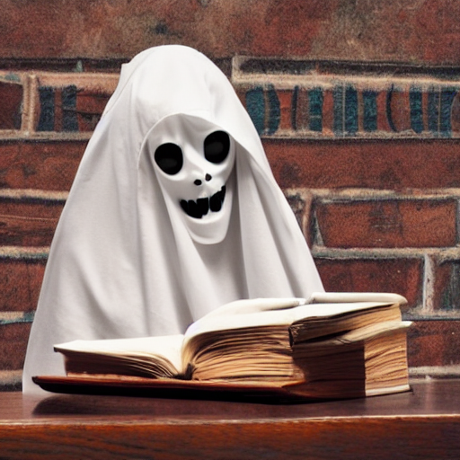 a ghost teaching english literature at an ivy league university
