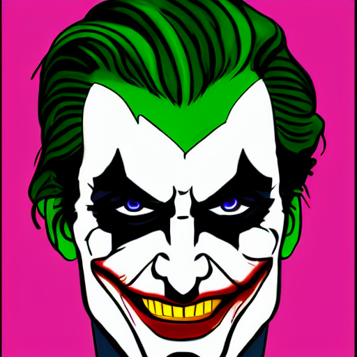Stable Diffusion prompt: The Joker in the style of iron - PromptHero