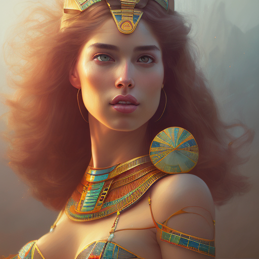 Openjourney prompt Egyptian Caucasian Bikini Seductive PromptHero