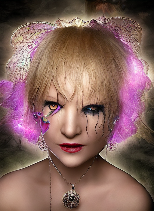 An angry fairy in a world of dark wonder