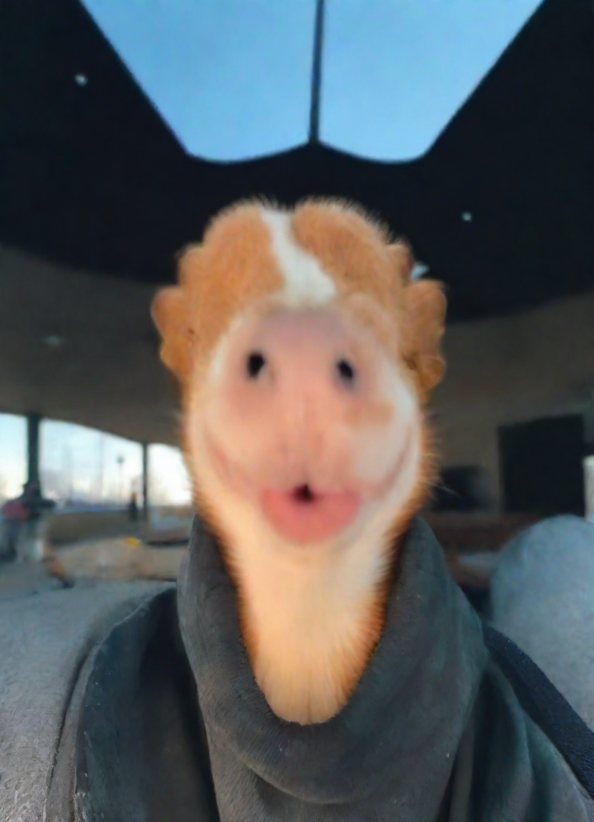 front shot, photo of Corgi looks at viewer, cinematic shot