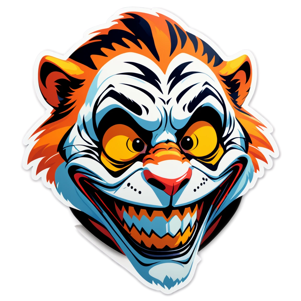 tiger joker stickers