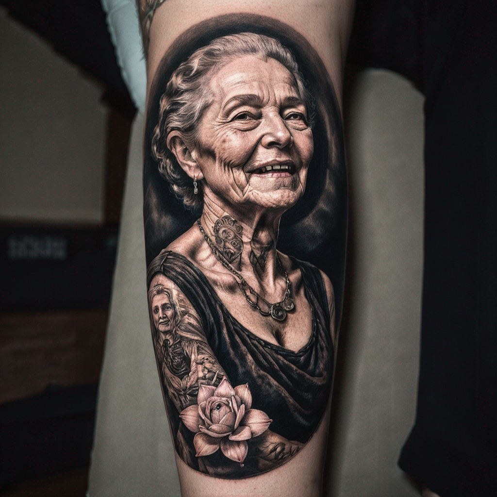 Moon Lady dedicated to my Grandma - by Andrew Timmins @ Devils Ink Tattoo,  Melb, Aus. : r/traditionaltattoos