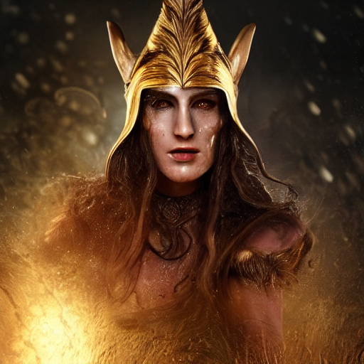 Stable Diffusion prompt: Close-up of Elven King emerging - PromptHero
