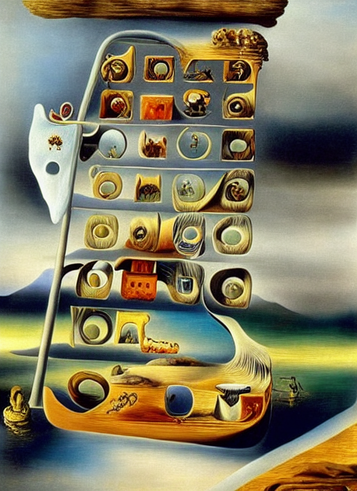 by Salvador Dali