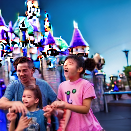 aliens visiting disneyland