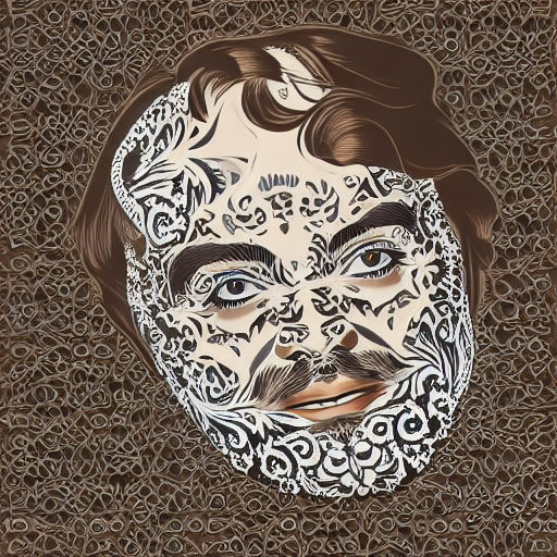 A man with brown hair