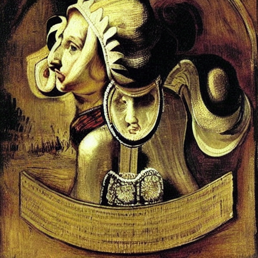 by Rembrandt by Vincent van Gogh by da Vinci