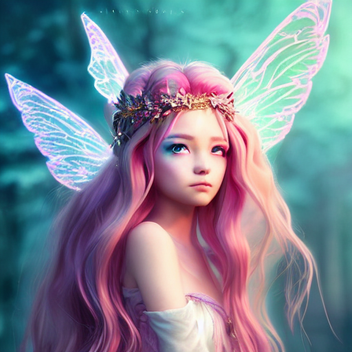 Stable Diffusion prompt: Gorgeous fairy girl wearing - PromptHero