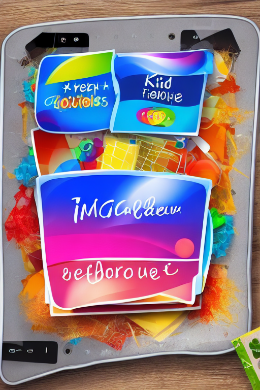 Kid friendly mobile app design