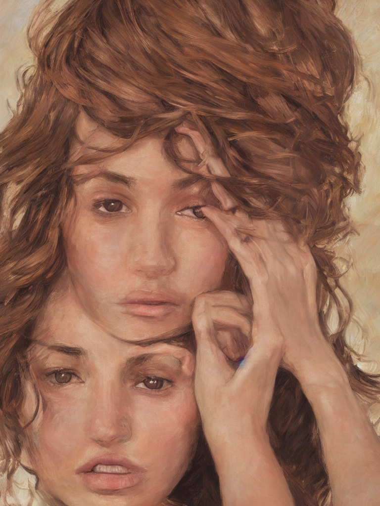 Stable Diffusion prompt: portrait of a woman, with brown - PromptHero