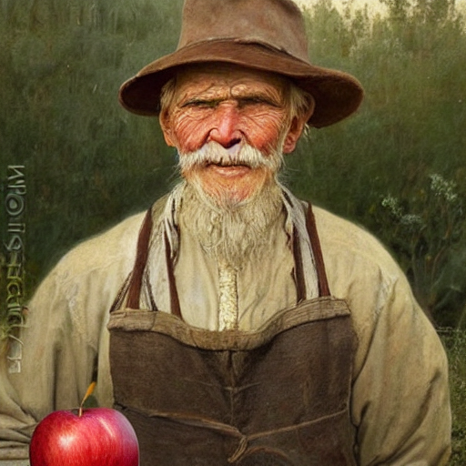 Stable Diffusion prompt: a portrait of an old apple - PromptHero