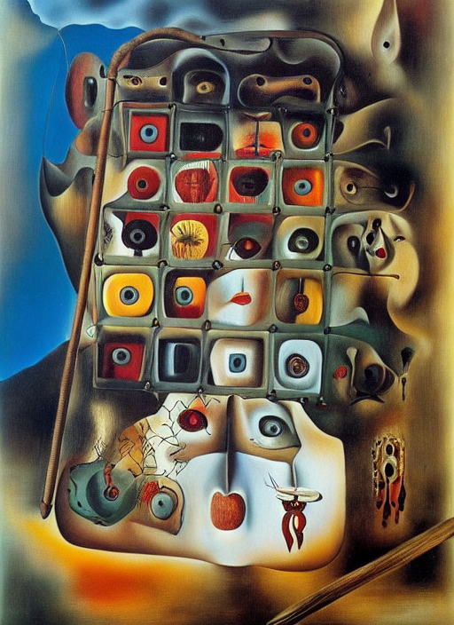 by Salvador Dali by Frida Kahlo