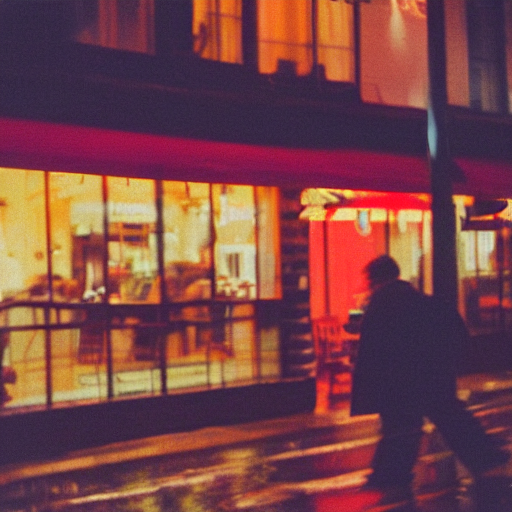 Stable Diffusion prompt: Front photograph of a cafe at - PromptHero