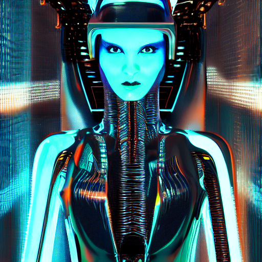 Stable Diffusion prompt: Futuristic woman, close-up, - PromptHero