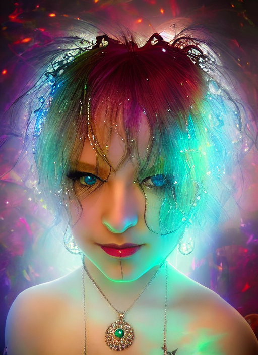 A fairy in a world of dark wonder