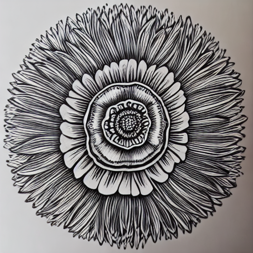 It’s a doodle of a flower