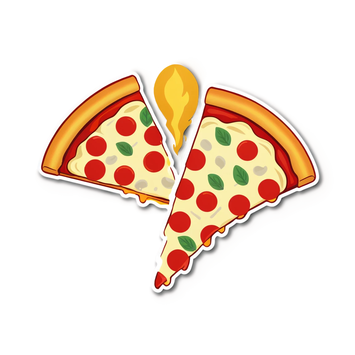 pizza  thanksgiving stickers