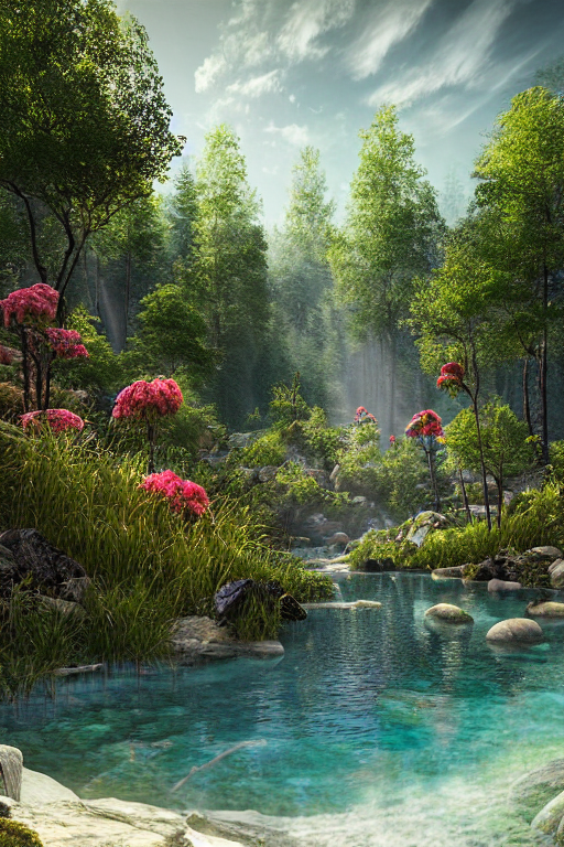 Stable Diffusion prompt: Forest flower crystal::4 - PromptHero
