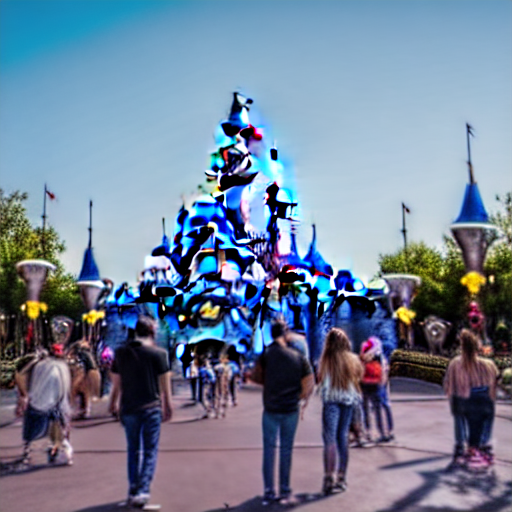 aliens visiting disneyland