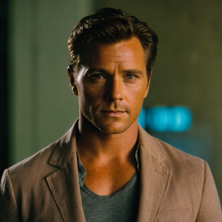 front shot, actor photo of a   looks at viewer, cinematic shot