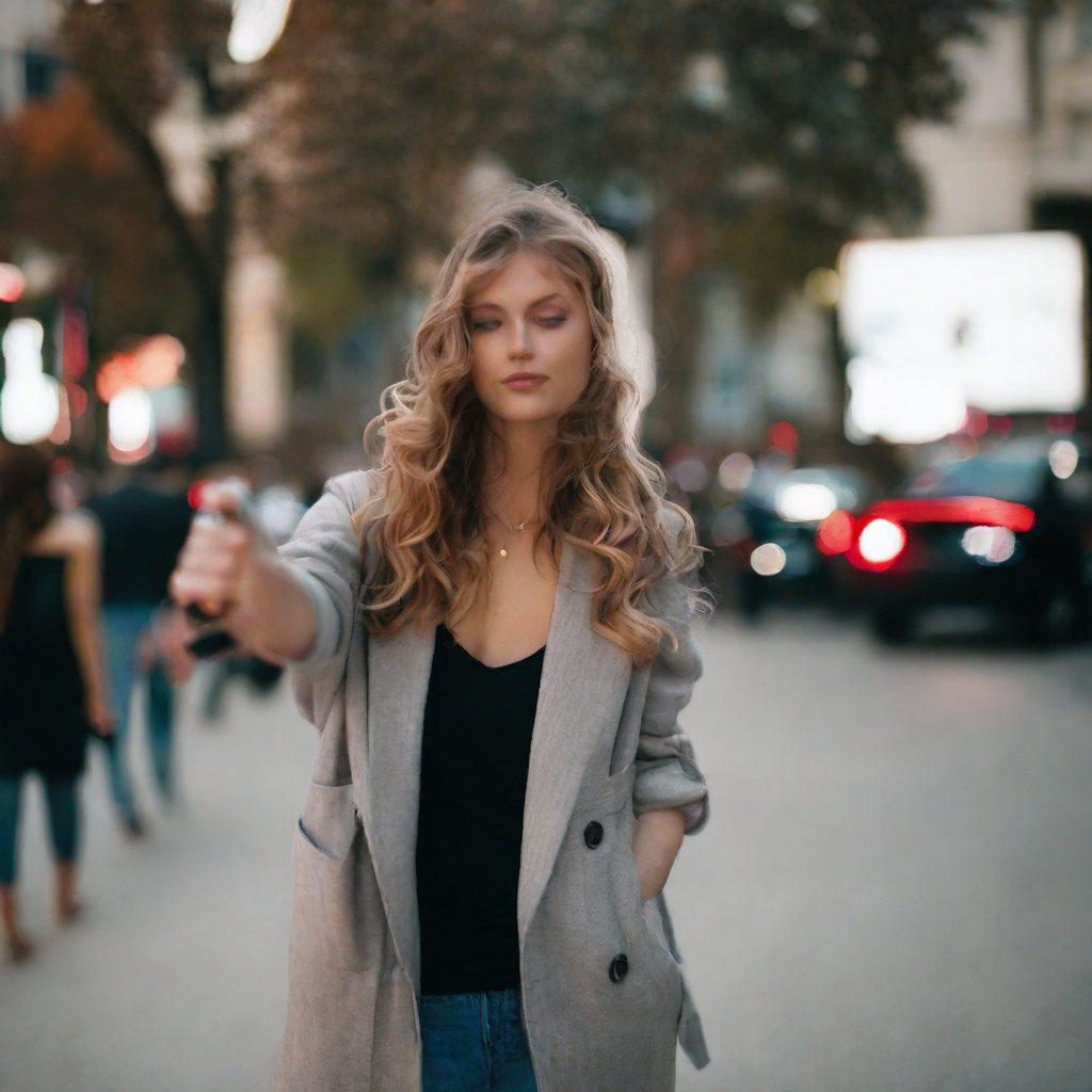 front shot, photo of   looks at viewer, cinematic shot